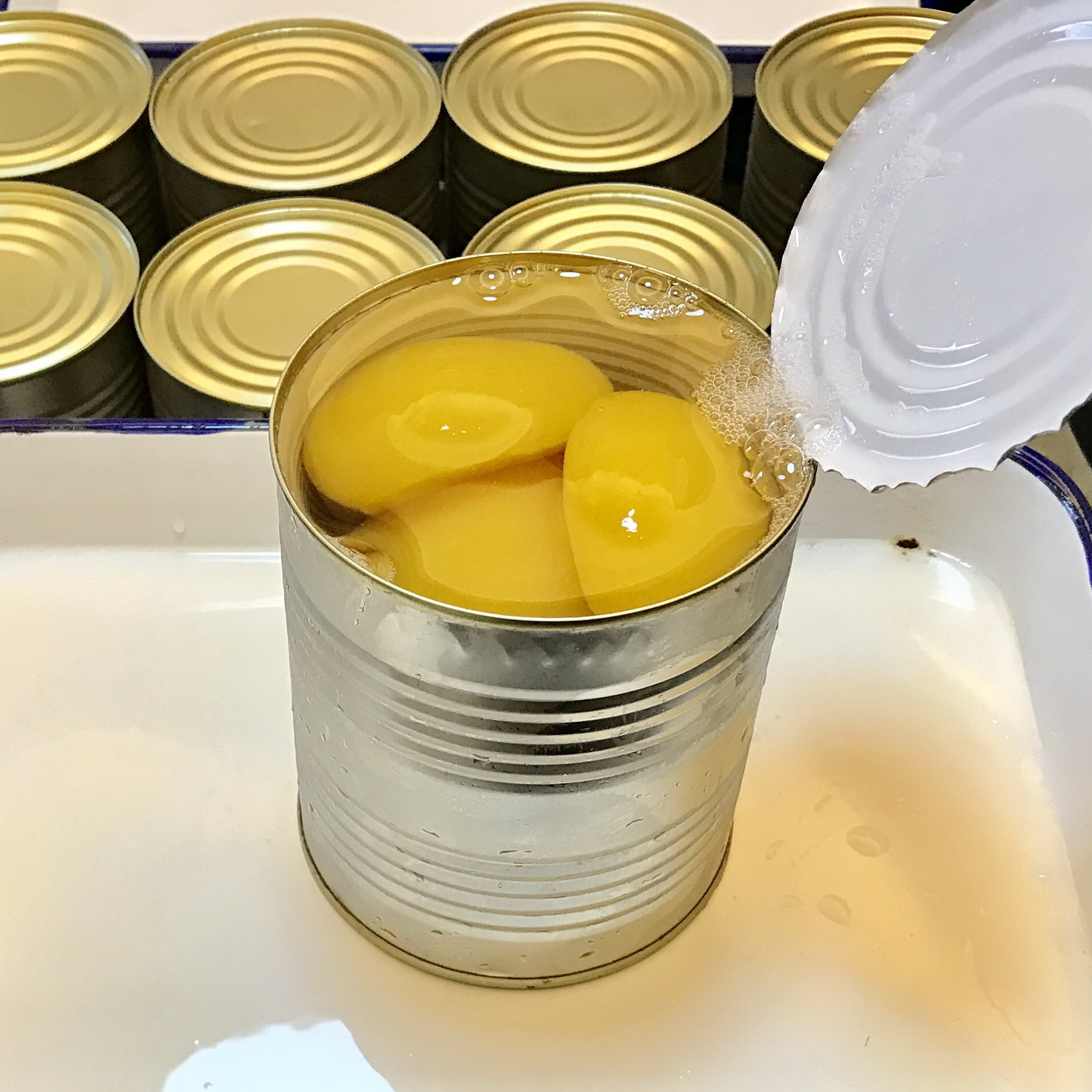 Canned Yellow Peach Halves 820g in tin