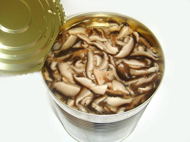 Canned Shiitake Mushroom Strips 2840g