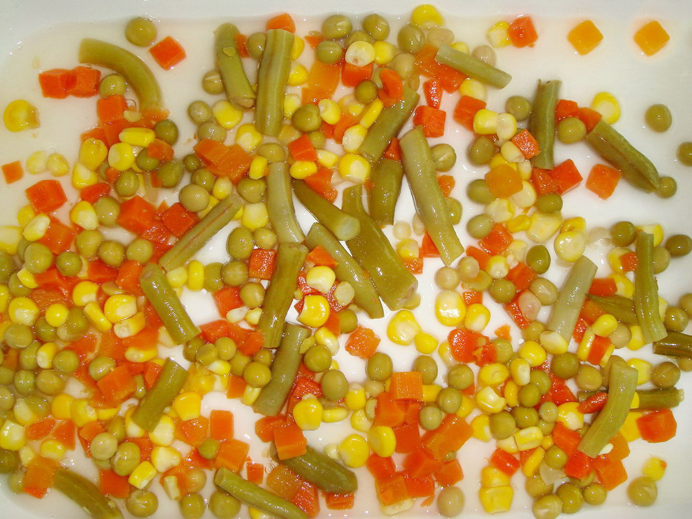 4 kinds of Mixed Veg.