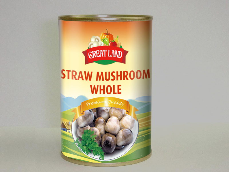 Canned Straw Mushroom Whole Size L